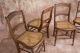 Vintage Antique Cane Hand Carved Chairs 4 1800-1899 photo 2
