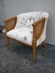 Pair Of Mid - Century Tufted Barrel Shape Caned Side By Side Chairs 2190 Post-1950 photo 6