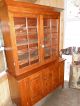 Period Country Cabinet With 6 Pane Glass Doors 1800-1899 photo 1