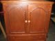 Antique Gentleman ' S Chest Armoire With Front Doors 2 Outer Drawers 4 Inner Draw Unknown photo 9
