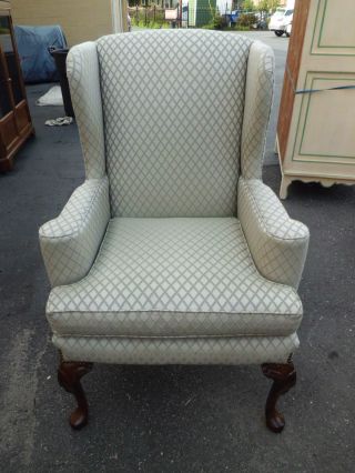50709 Queen Anne Carved Wing Chair photo