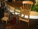 Set Of Five Vintage Chairs All Different Wood Doll Chairs Antiques Post-1950 photo 1