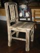 Set Of Five Vintage Chairs All Different Wood Doll Chairs Antiques Post-1950 photo 2