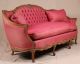 French Louis Xv Antique Canape Sofa Loveseat Tufted Back Carved Fruitwood C.  1900 1900-1950 photo 1