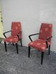 Pair Of Mid Century Painted Side By Side Chairs 1164 Post-1950 photo 2