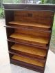 Antique Barrister Bookcase By Lundstrom Little Falls Ny 1900-1950 photo 5