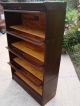 Antique Barrister Bookcase By Lundstrom Little Falls Ny 1900-1950 photo 8