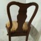 Antique Solid Cherry Side Chair,  Sturdy,  &reupholstered,  Ship To Conus 1800-1899 photo 8