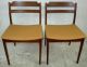 Modern Danish Design - T ' Wo X Rosewood Chairs - Eames,  Panton Era Post-1950 photo 1
