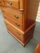 50035 Solid Cherry Taylor Made Furniture High Chest Dresser Post-1950 photo 4