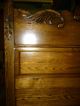 Antique Oak Bed Ornate Carvings,  Raised Panel (full Size) Refinished Made In Usa 1900-1950 photo 3