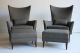 Mid Century Paul Mccobb Rare Sculpted Highback Lounge Chairs And Ottomans Mid-Century Modernism photo 8