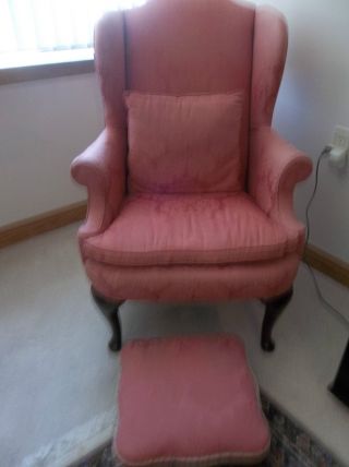 Vintage / Antique - Pink Uphostered Chair (41 