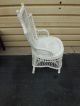 50843 Antique Victorian Wicker Side Chair 1900-1950 photo 7