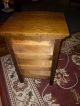 Antique Oak Dresser Nightstand Bureau,  End Table Brass Hardware Made In Usa 1900-1950 photo 1