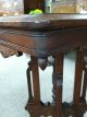 Gorgeous Antique Walnut Victorian Brown Marble Top Table (enclosed) Circa 1870 1800-1899 photo 7