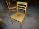 Solid Oak Vintage Restaurant Chairs With Ladder Back - Quantity Available Post-1950 photo 1