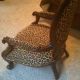 Antique Leopard Chair Rare Find Post-1950 photo 2