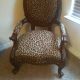 Antique Leopard Chair Rare Find Post-1950 photo 7