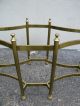 Mid - Century Long Brass Glass Top Dining Table 2313 Post-1950 photo 7