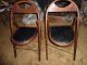 2 Wooden Folding Chairs J.  P.  Redington Company Challenger Chair Scranton,  Pa 1900-1950 photo 1