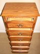 Oversized Lingerie Chest,  Oak Finish,  6 Drawers,  Lehigh Furniture Company,  Clean Other photo 2