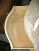 Beauty Vintage Pink/white Marble Top Demilune Chest Post-1950 photo 7