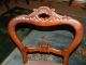Antique Victorian Carved Needlepoint Chair 1800-1899 photo 1