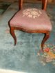 Antique Victorian Carved Needlepoint Chair 1800-1899 photo 3