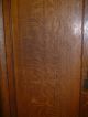 Triple Door/drawer Antique Quartersawn Oak Armoire 1800-1899 photo 2