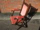 Antique Mahogany? Framed Folding Campaign Chair Condition 1800-1899 photo 2