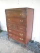 French Hand Carved Mahogany Chest Of Drawers 1900-1950 photo 1