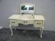 French Painted Vanity Desk With Mirror 2619 Post-1950 photo 2
