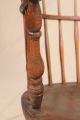 18th Century American New England Windsor Sack Back Antique Arm Chair C.  1770 Pre-1800 photo 9