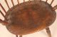 18th Century American New England Windsor Sack Back Antique Arm Chair C.  1770 Pre-1800 photo 11