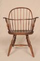 18th Century American New England Windsor Sack Back Antique Arm Chair C.  1770 Pre-1800 photo 1