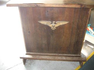 Vintage Looking Stand Up Bar All Wood ( ((unique Item)) )) ) photo