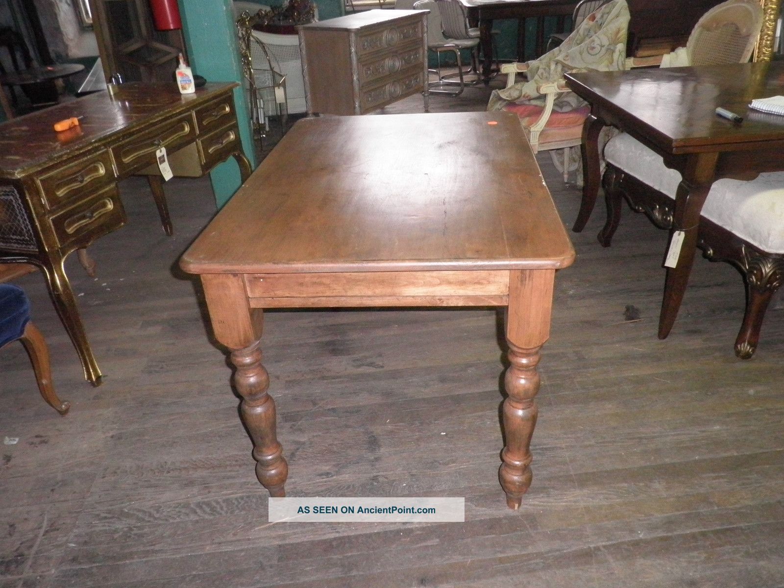 298a British Traditions Country French Farm Table Dining Table Table