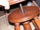 Antique Gerts (chicago) Swivel Piano Stool / Bench W/glass Ball In Claw Feet Old 1900-1950 photo 11