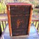 Antique Domed Topped Jenny Lind Steamer Trunk Wood Brass & Iron 1800-1899 photo 9
