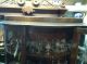 Antique Finish 3 Curved Glass China Cabinet. 1800-1899 photo 2