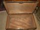 Antique Stagecoach Jenny Lind Wood Trunk With Metal Rivets And Bands 1800 ' S 1900-1950 photo 8