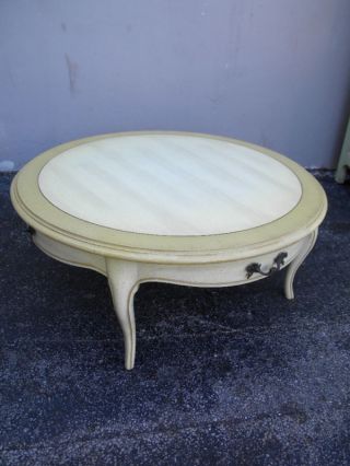 1950 ' S French Round Coffee Table photo