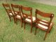 Gorgeous Set Of 4 Antique Quartersawn Oak Chairs 1900-1950 photo 6