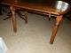 Wonderful Rustic 150+ Year Old Oak Drop Leaf Table Great For A Kitchen 1800-1899 photo 3
