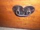 Antique Carriage Travel Trunk Chest Brass Tacks 1827 1800-1899 photo 7