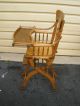 48809 Antique Victorian Collapsable Highchair Chair 1900-1950 photo 4