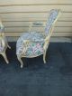 50924 Pair French Country Bergere Decorator Armchair S Chairs Chair S Post-1950 photo 7