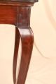 19th Century French Country Carved Fruitwood Antique One Drawer Side Table Stand 1800-1899 photo 9