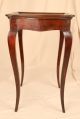 19th Century French Country Carved Fruitwood Antique One Drawer Side Table Stand 1800-1899 photo 1